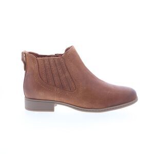 Cobb Hill Womens Crosbie Panel Brown Boots (NWT)